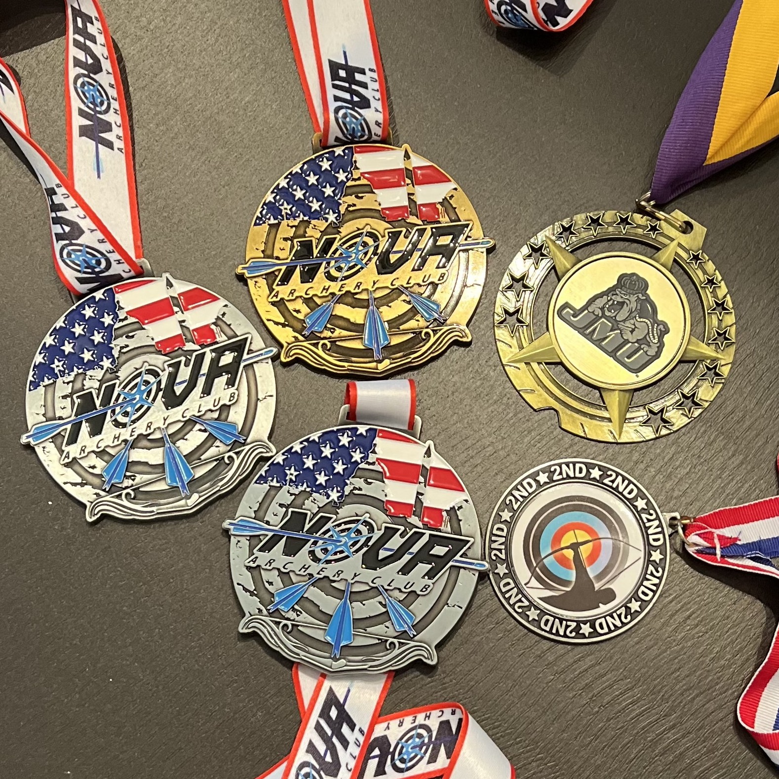 a collection of medals